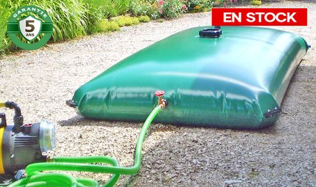Citerne 500 litres. Forme Standard (1.82 x 1.36 x 0.5m) - Garantie 5 ans