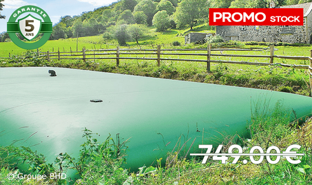 Citerne souple 15000 litres- Standard (5.73 x 3.85 x 1m) - Garantie 5 ans