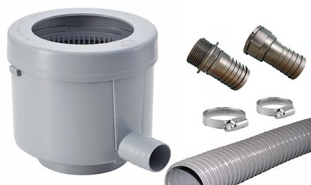 Collecteur eau de pluie filtrant ECO - Kit tuyau raccordement inclus -