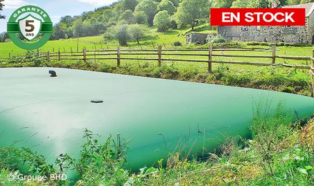 Citerne souple 15000 litres - Étroite 11.42m x 2.86m x 0.7m) - Garantie 5 ans