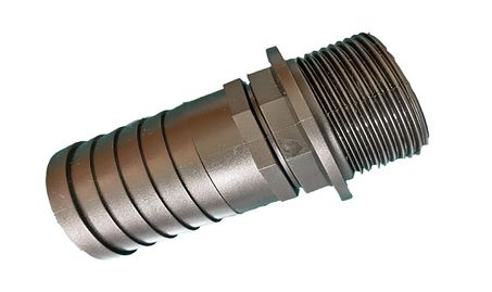 Raccord cannelé droit Mâle DN40/DN32